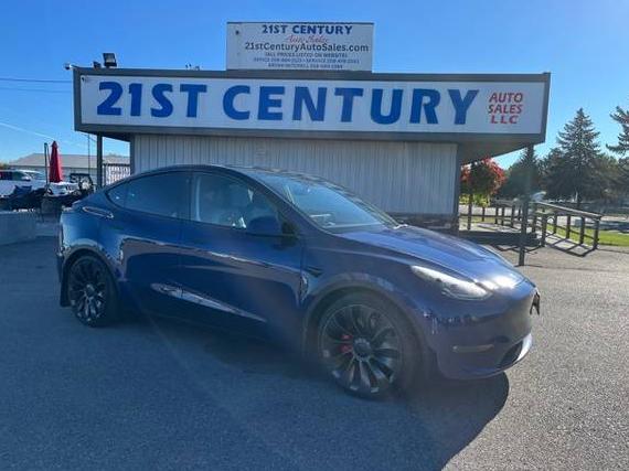 TESLA MODEL Y 2022 7SAYGDEF4NF389983 image